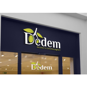 dedem zeytin ve zeytinyağlari için logo yarışmasına tasarımcı grfkismail tarafından sunulan  tasarım 