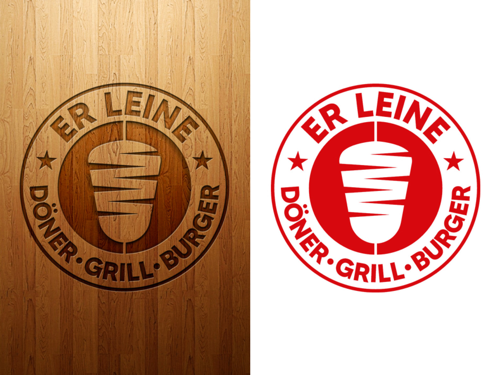 Tasarlayan Ersin Esra-Döner ve Izgara Magazamiza LOGO Tasarimi