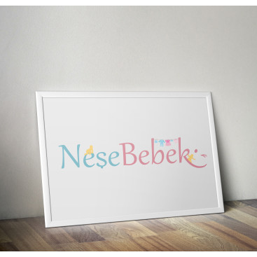 NeşeBebek.com Logo Tasarımı 355x100 px yarışmasına tasarımcı TRCevher tarafından sunulan  tasarım