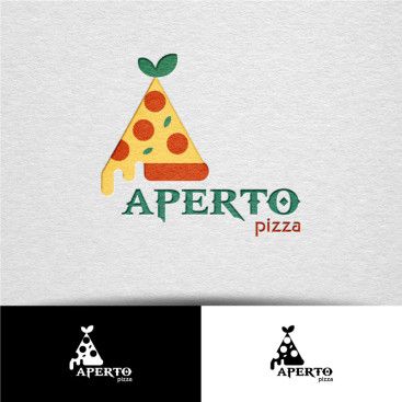 APERTO PİZZA LOGOSUNU ARIYOR yarışmasına tasarımcı Gökko0 tarafından sunulan  tasarım 