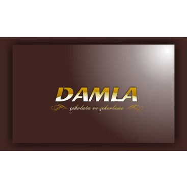 DAMLA Çikolata ve Şekerleme logo tasarım yarışmasına tasarımcı BAKU tarafından sunulan  tasarım 