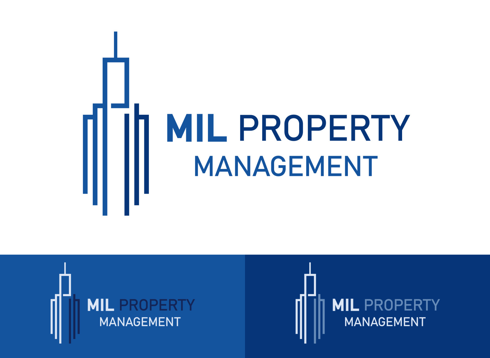 Tasarlayan LogoExper-Mil Property Management Logo 