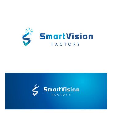 Smart Vision Factory için Logo Tasarımı yarışmasına tasarımcı hcetinel tarafından sunulan  tasarım 