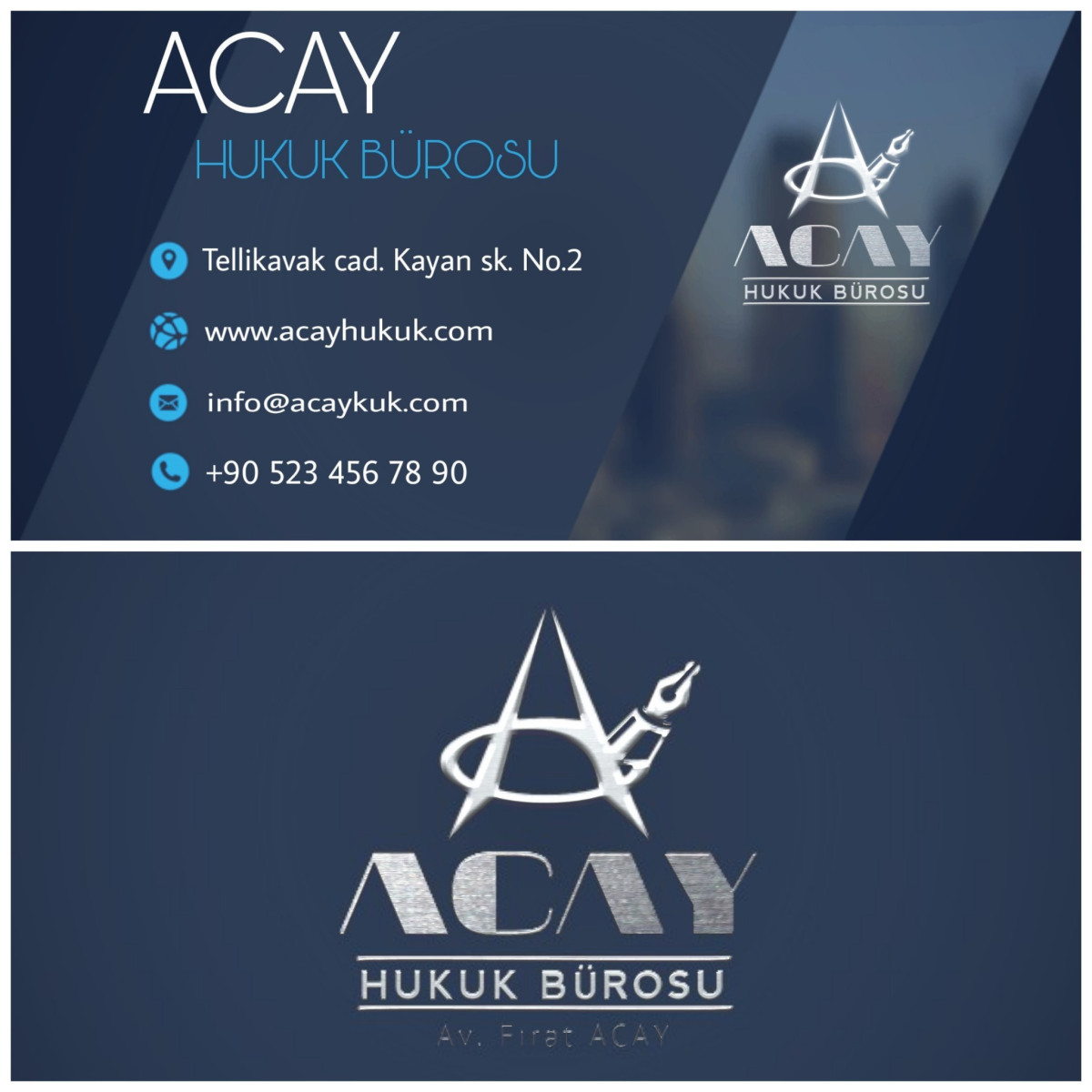 Tasarlayan Seyda.A-Hukuk Büromuzun markası oluşturmak amacı