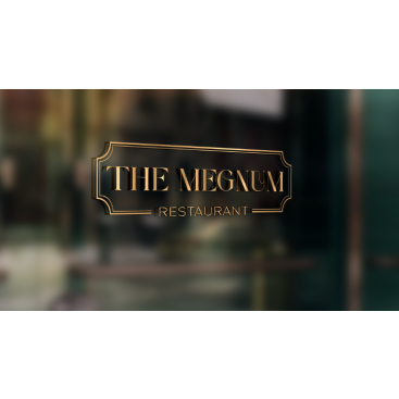 The Megnum Restoranı İçin Logo Tasarım. yarışmasına tasarımcı Duygu S tarafından sunulan  tasarım 