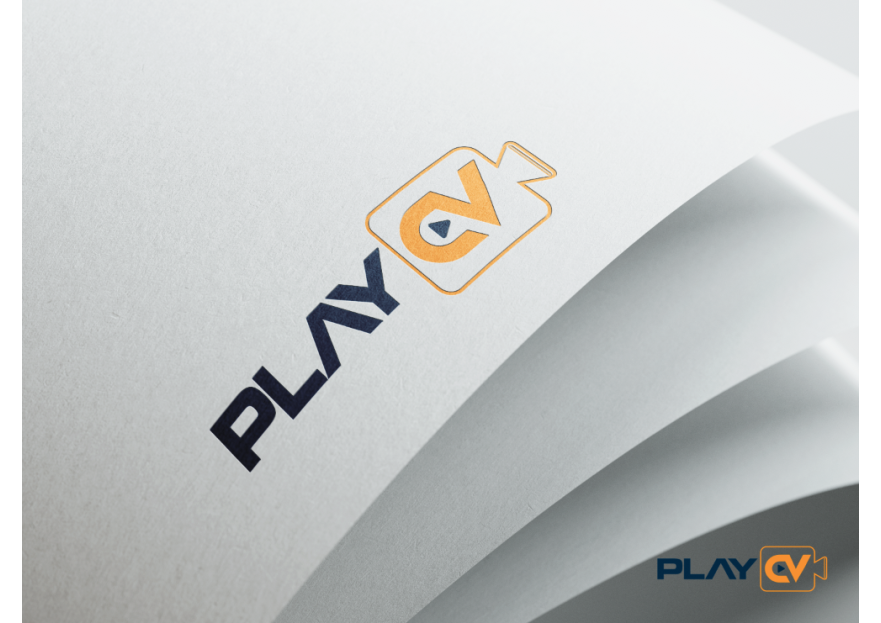 Videolu CV platformu için logo tasarımı yarışmasına tasarımcı GCLONR tarafından sunulan  tasarım 