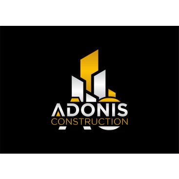 Adonis Construction Logo Tasarımı yarışmasına tasarımcı 443618 tarafından sunulan  tasarım 