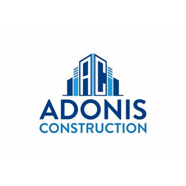 Adonis Construction Logo Tasarımı yarışmasına tasarımcı 443618 tarafından sunulan  tasarım 