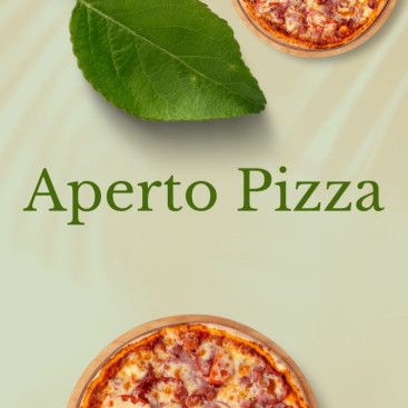 APERTO PİZZA LOGOSUNU ARIYOR yarışmasına tasarımcı Berat Öztürk tarafından sunulan  tasarım 