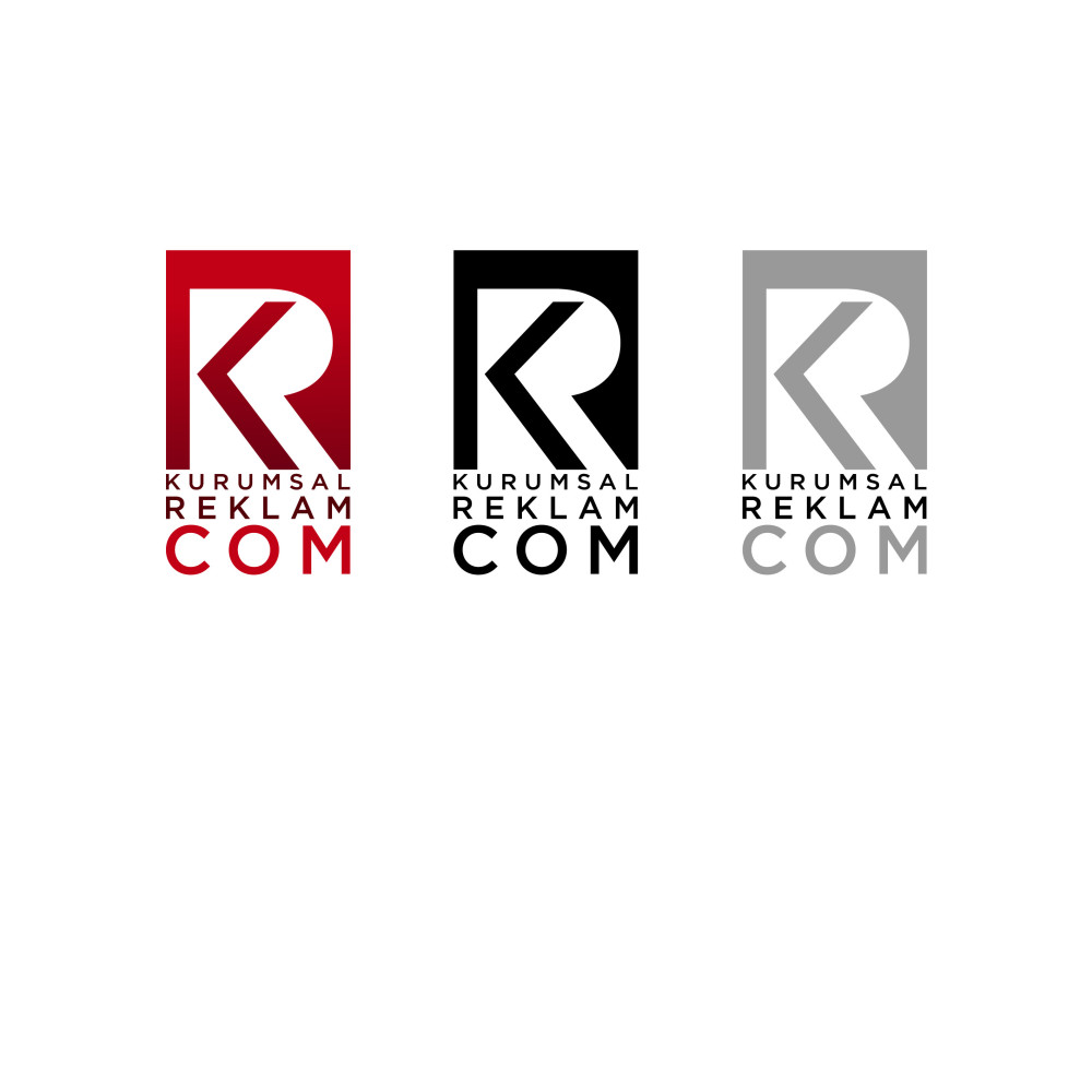 reklam şirketi için logo yarışmasına Rachid tarafından girilen tasarım