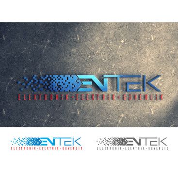 elektironik firma logosu yarışmasına tasarımcı hattori hanzo® tarafından sunulan  tasarım 