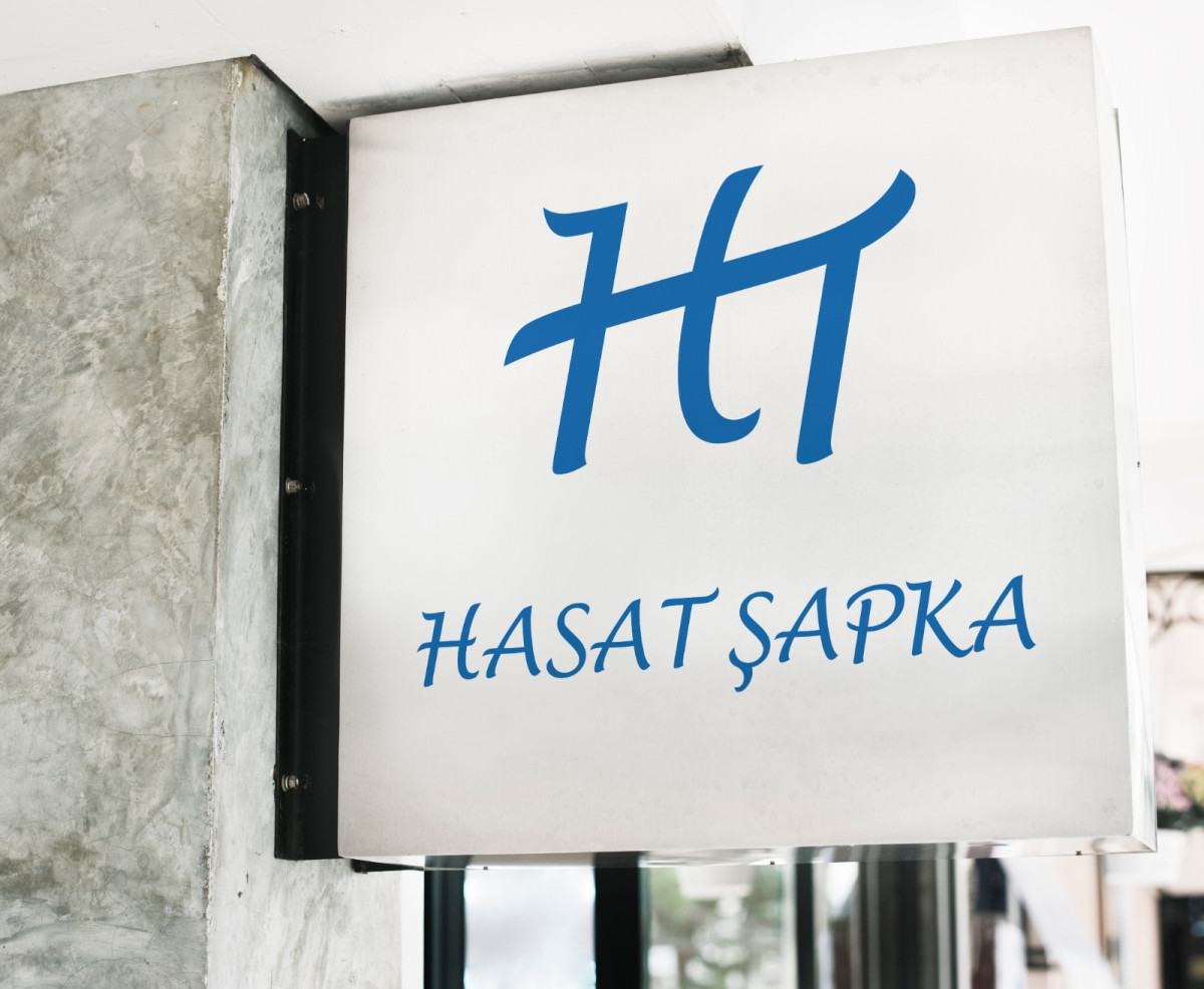 Tasarlayan sevinc atölyesi-Ht Hasat Şapka Logo çalışması