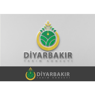 Diyarbakır Tarım Konseyi Logosu yarışmasına tasarımcı ALFA™ tarafından sunulan  tasarım 