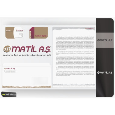 MATİL A.Ş Logo ve Kurumsal Kimlik  yarışmasına tasarımcı belirgin tarafından sunulan  tasarım 