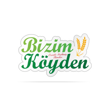 “BİZİM KÖYDEN” özgün tasarımcılar haydi! yarışmasına tasarımcı Logomotifim® tarafından sunulan  tasarım