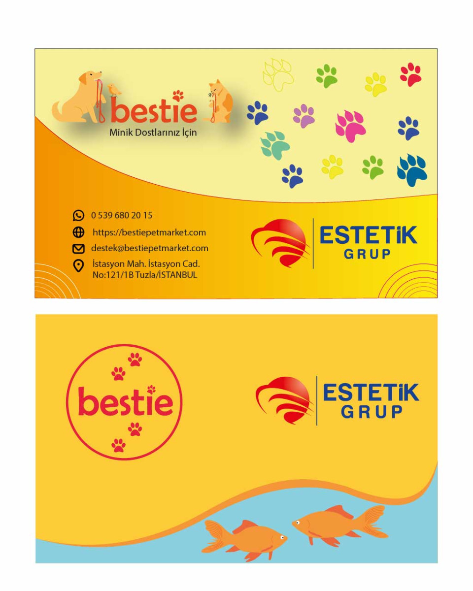 Tasarlayan sml_cy-Bestie Markamız için kurumsal kartvizit 