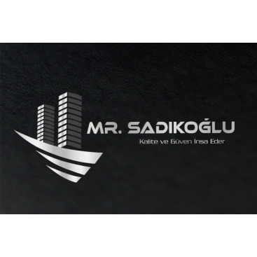 mr SADIKOGLU İNŞAAT Logo  yarışmasına tasarımcı matisse tarafından sunulan  tasarım 