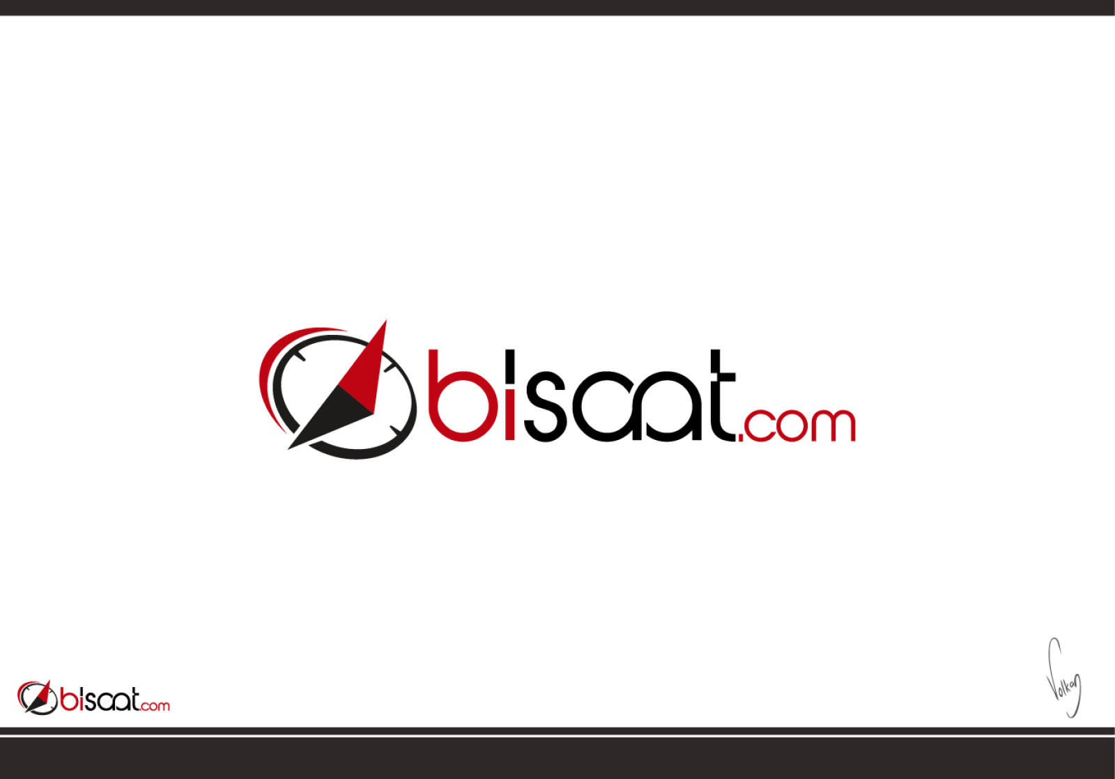 Tasarlayan volkanKocaman-Bisaat.com İÇİN LOGO VE KURUMSAL KİMLİK.