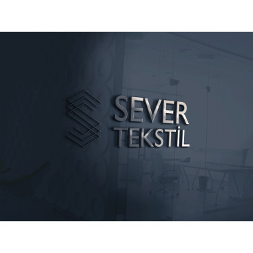 Tekstil firma logosu yarışmasına tasarımcı SZR Graphic Design tarafından sunulan  tasarım 