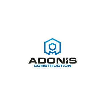 Adonis Construction Logo Tasarımı yarışmasına tasarımcı gokhandesignr tarafından sunulan  tasarım 