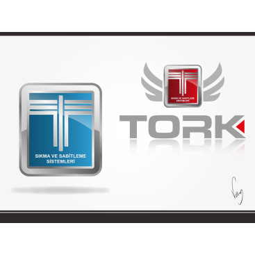 Otomotiv yedek parça logo tasarımı yarışmasına tasarımcı volkanKocaman tarafından sunulan  tasarım 