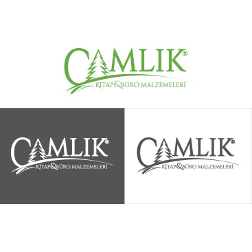 ÇAMLIK KİTAP-KIRTASİYE İÇİN LOGO TASARIM yarışmasına tasarımcı SantaCrea tarafından sunulan  tasarım 