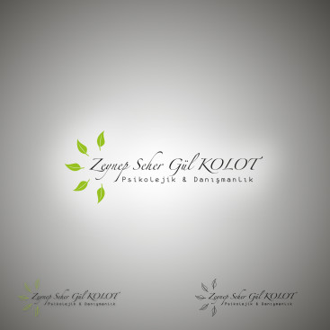 Psikoloji kliniği logo tasarımı yarışmasına tasarımcı derelli tarafından sunulan  tasarım 