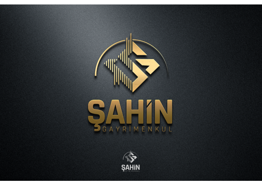 Şahin Gayrimenkul Logo + Kurumsal Kimlik yarışmasına tasarımcı GCLONR tarafından sunulan  tasarım 