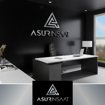 ASUR İNŞAAT İÇİN LOGO TASARIM yarışmasına tasarımcı luxy tarafından sunulan  tasarım 