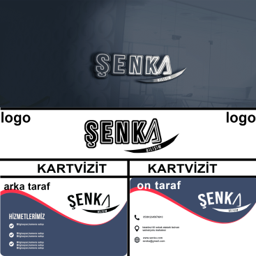ŞENKA BİLİŞİM LOGOSUNU ARIYOR yarışmasına tasarımcı NusretAgayani tarafından sunulan  tasarım 