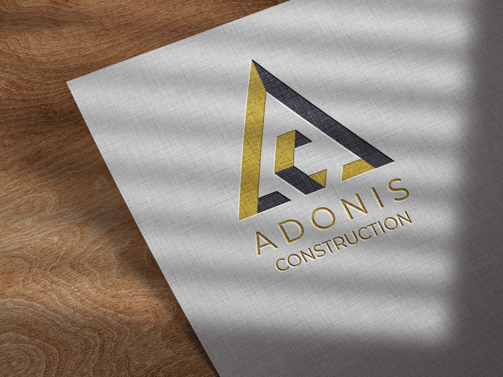 Tasarlayan ozanurtekin-Adonis Construction Logo Tasarımı