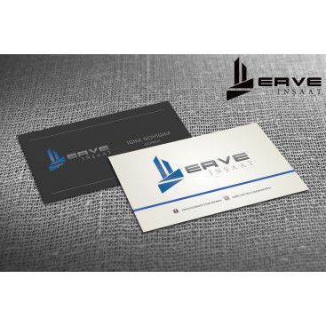 ERVE İnşaat İçin Logo+KurumsalKimlik yarışmasına tasarımcı Kalem tarafından sunulan  tasarım 