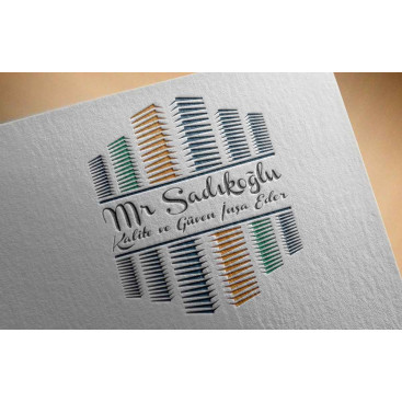 mr SADIKOGLU İNŞAAT Logo  yarışmasına tasarımcı aggaligo tarafından sunulan  tasarım 