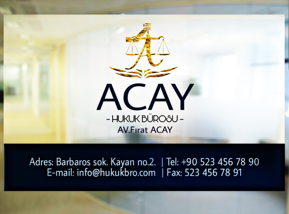 Tasarlayan Seyda.A-Hukuk Büromuzun markası oluşturmak amacı