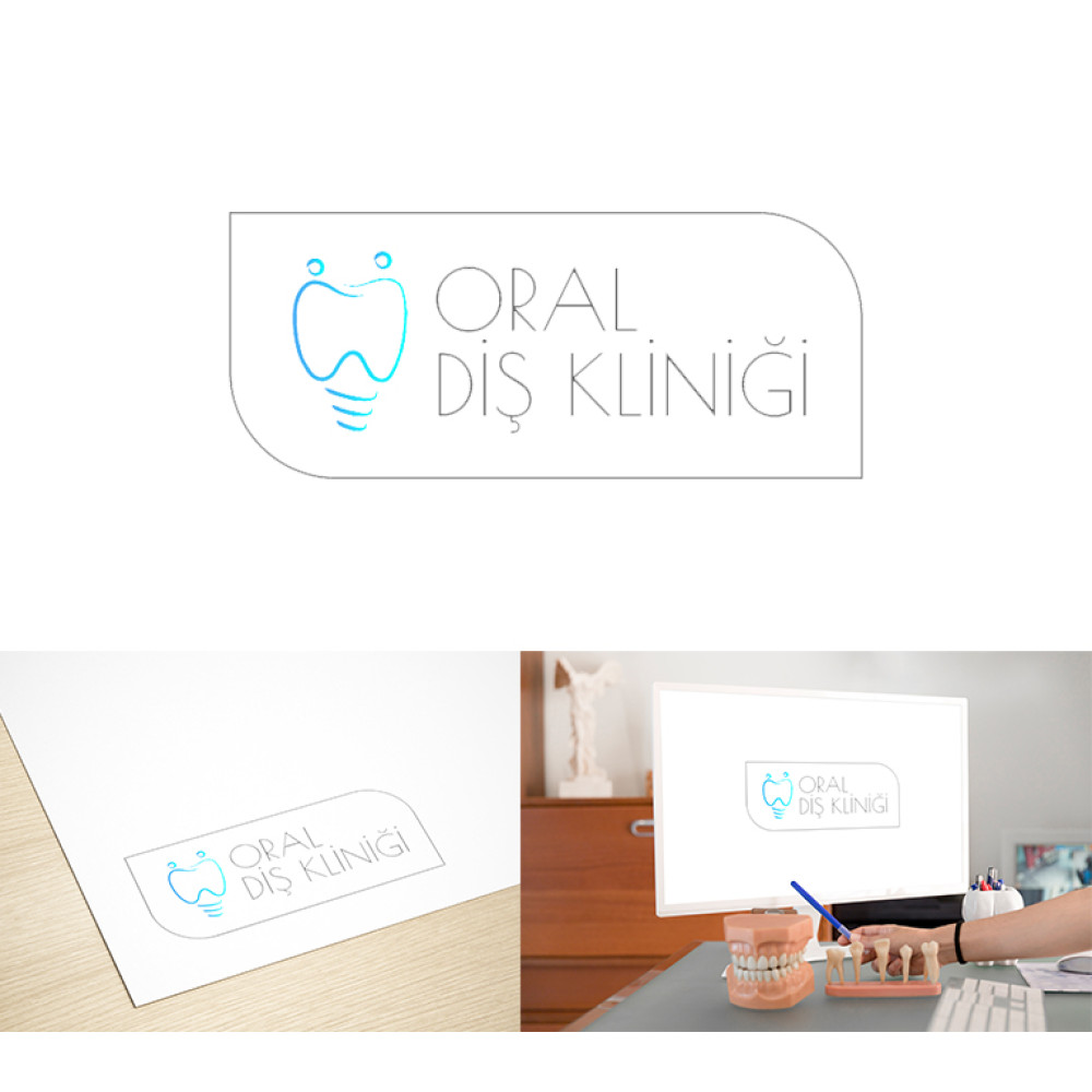 Oral Diş Kliniği - Logo Tasarımı yarışmasına derinozge tarafından girilen tasarım