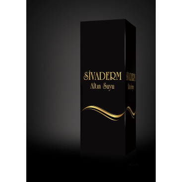 kolloidal  altınsuyu  etiket ve kutu  yarışmasına tasarımcı Velut Munis tarafından sunulan  tasarım 