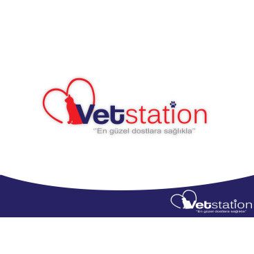 VET STATION VETERİNER KLİNİĞİ   LOGO  yarışmasına tasarımcı dream_design tarafından sunulan  tasarım 