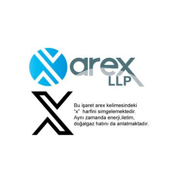 AREX LLP Logo Tasarımı yarışmasına tasarımcı erensami tarafından sunulan  tasarım 