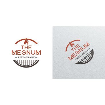 The Megnum Restoranı İçin Logo Tasarım. yarışmasına tasarımcı seydanurblgn tarafından sunulan  tasarım 