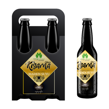 kisarna maden suyu için logo çalışması yarışmasına tasarımcı EFLATUN™ tarafından sunulan  tasarım 