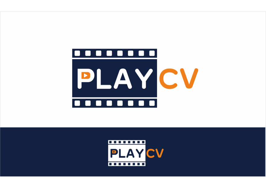 Videolu CV platformu için logo tasarımı yarışmasına tasarımcı ErcanH tarafından sunulan  tasarım 