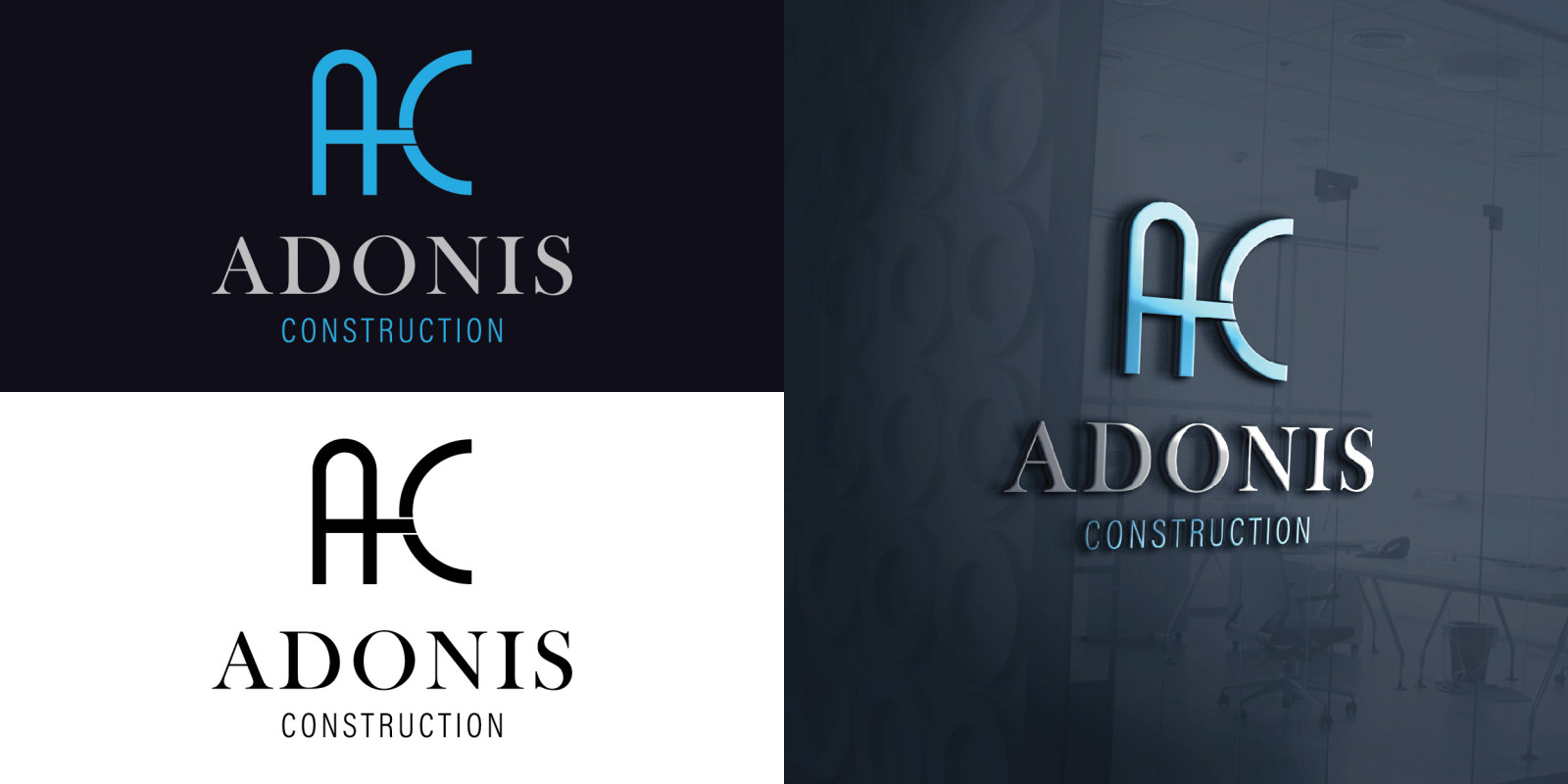 Tasarlayan seydanurblgn-Adonis Construction Logo Tasarımı