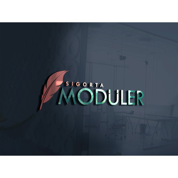Modüler Sigorta Logo Tasarımı yarışmasına tasarımcı BKRZ tarafından sunulan  tasarım 