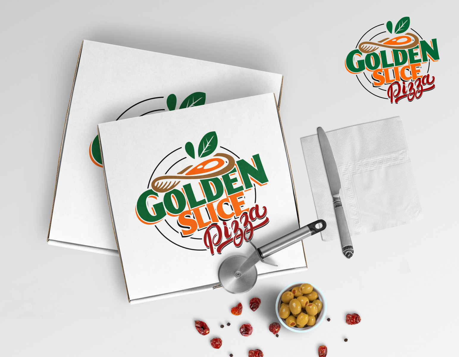 Tasarlayan grafiker mk-Yeni Pizza Restorantımız için Logo Tasarımı