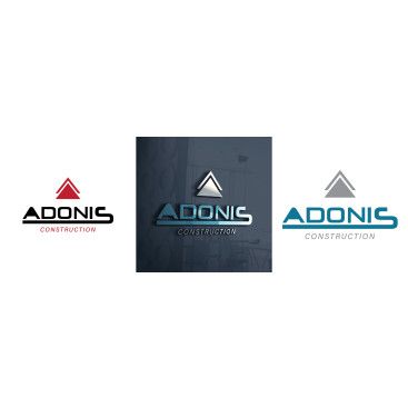 Adonis Construction Logo Tasarımı yarışmasına tasarımcı seydanurblgn tarafından sunulan  tasarım 
