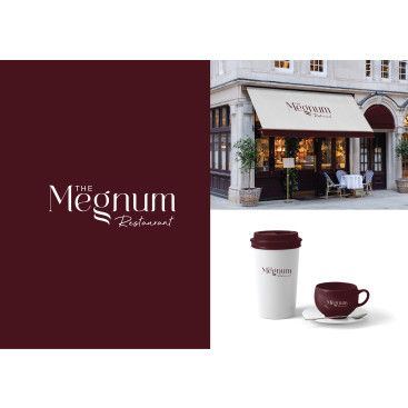 The Megnum Restoranı İçin Logo Tasarım. yarışmasına tasarımcı brcerby tarafından sunulan  tasarım 
