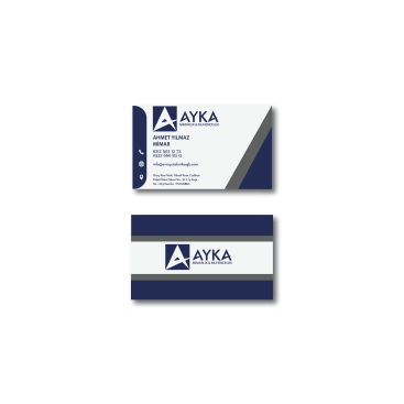 Kartvizit tasarımı yarışmasına tasarımcı GhostSpy tarafından sunulan  tasarım 