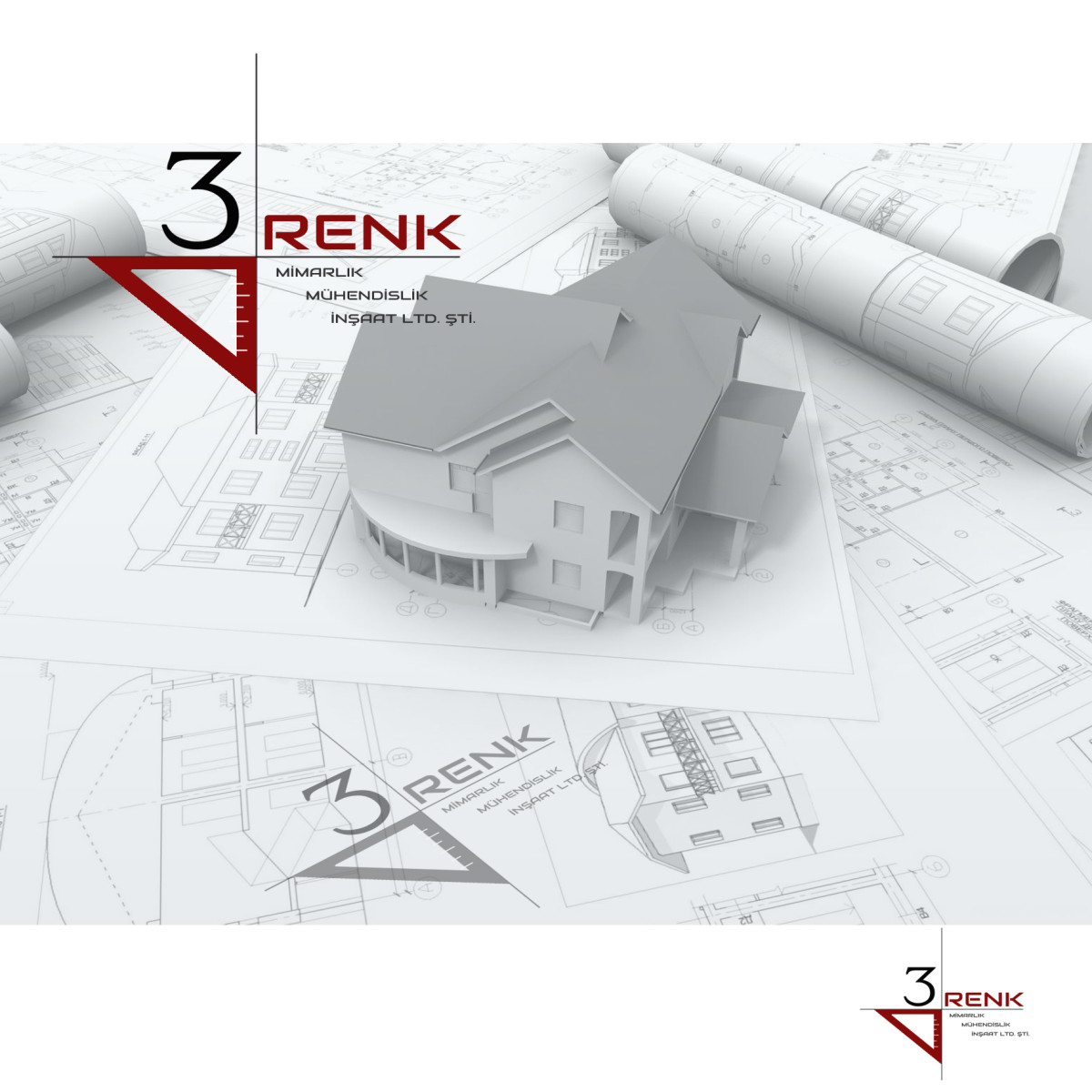 Tasarlayan yeliztasarım-3 RENK MİMARLIK LOGO TASARIMI