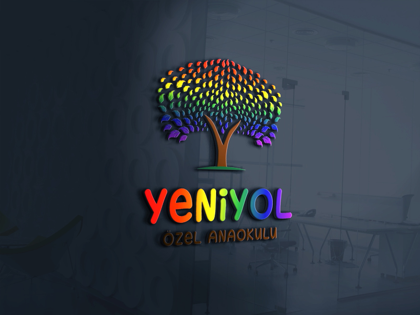 Tasarlayan Süpernova-yeniyol anaokulumuza dikkat çekici logo 