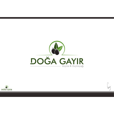 ZEYTİN VE ZEYTİNYAĞI MARKAMIZ İÇİN LOGO yarışmasına tasarımcı volkanKocaman tarafından sunulan  tasarım 
